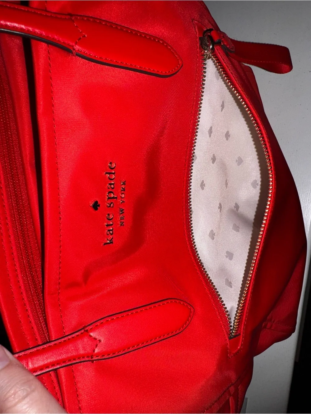 Kate Spade New York CHELSEA Red Medium Satchel Tote - like new! MSRP: $288.00